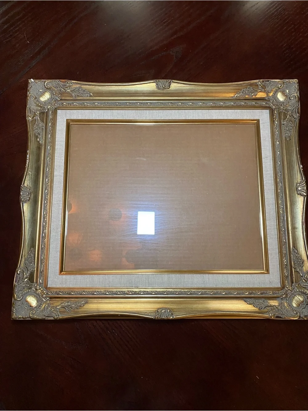 Gold Ornate Victorian style Picture Frame - comes with Matt and glass 11x14